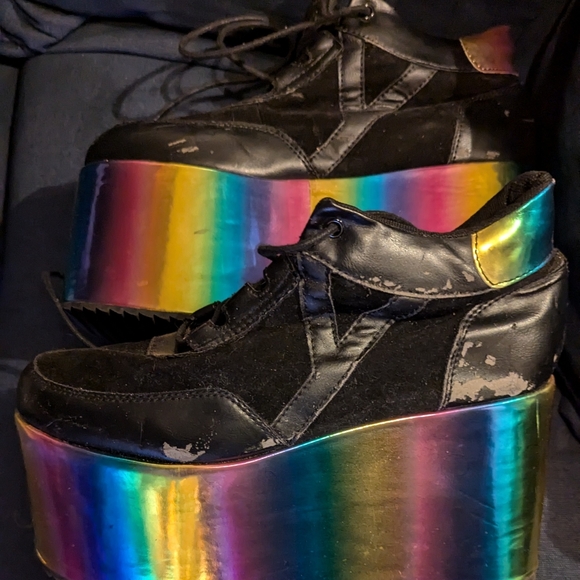YRU Rainbow Platforms Size 10 - Picture 2 of 11